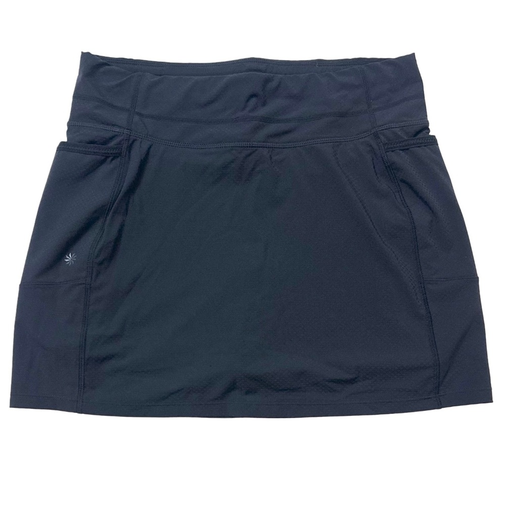 Athleta Dobby Be Free Tennis Skort Deep Navy Blue Sz ST - Picture 3 of 7